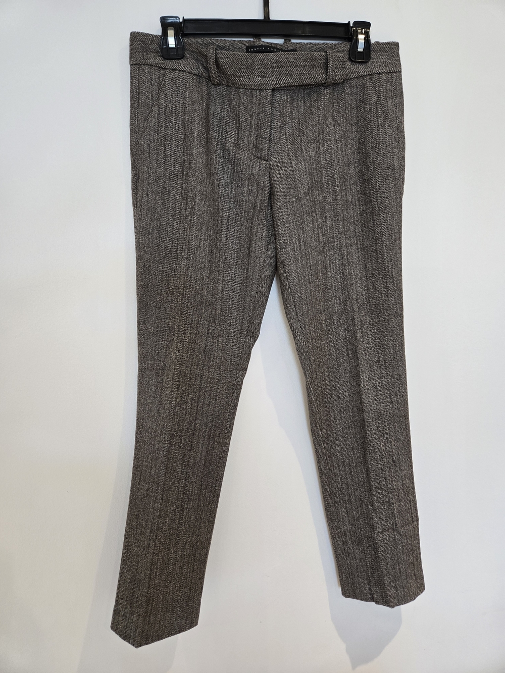 Men's Brown Patterned Dress Pants